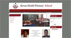 Desktop Screenshot of krosamodelprimaryschoolportal.com