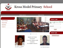Tablet Screenshot of krosamodelprimaryschoolportal.com